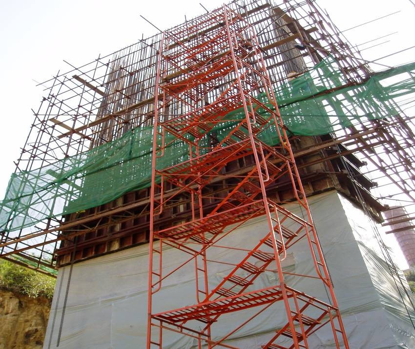 桥梁墩柱施工要点,桥梁墩柱施工安全文明标准化内容