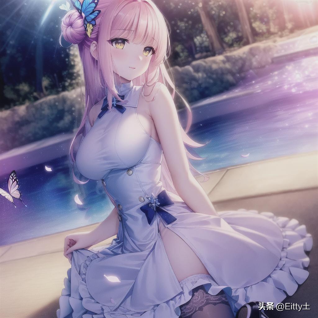 绘画动漫美少女壁纸,ai绘画二次元少女壁纸