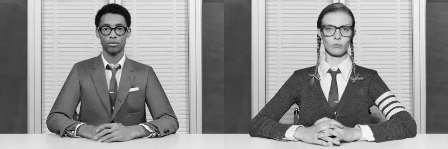 杂志中的thombrowne,最适合thombrowne的明星