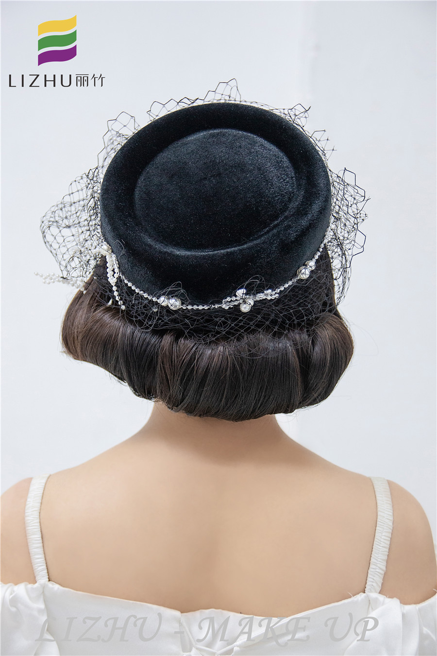 韩式复古发髻发簪,韩式盘发发箍编发教程