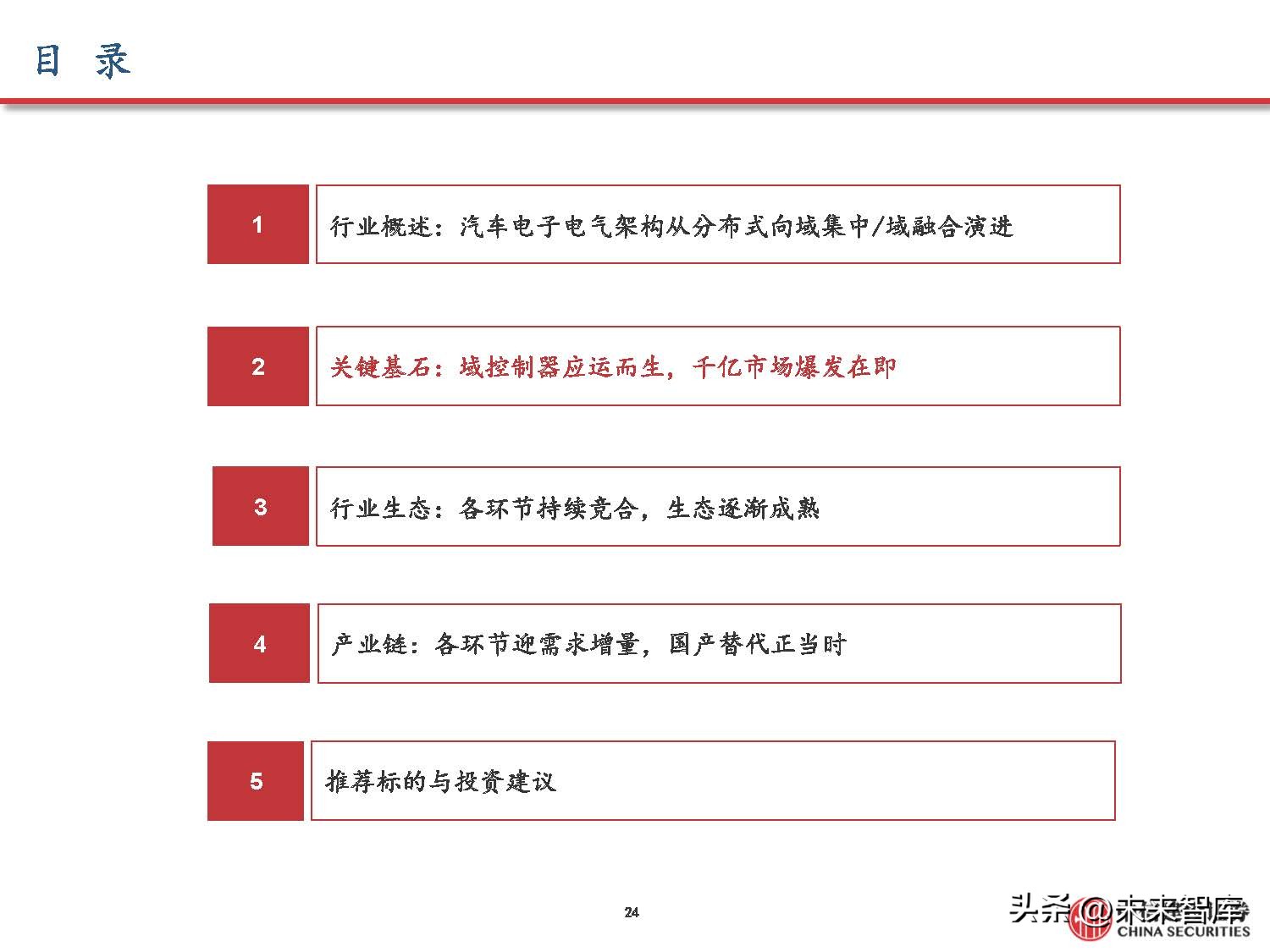 汽车域控制器产业研究,汽车域控技术发展趋势