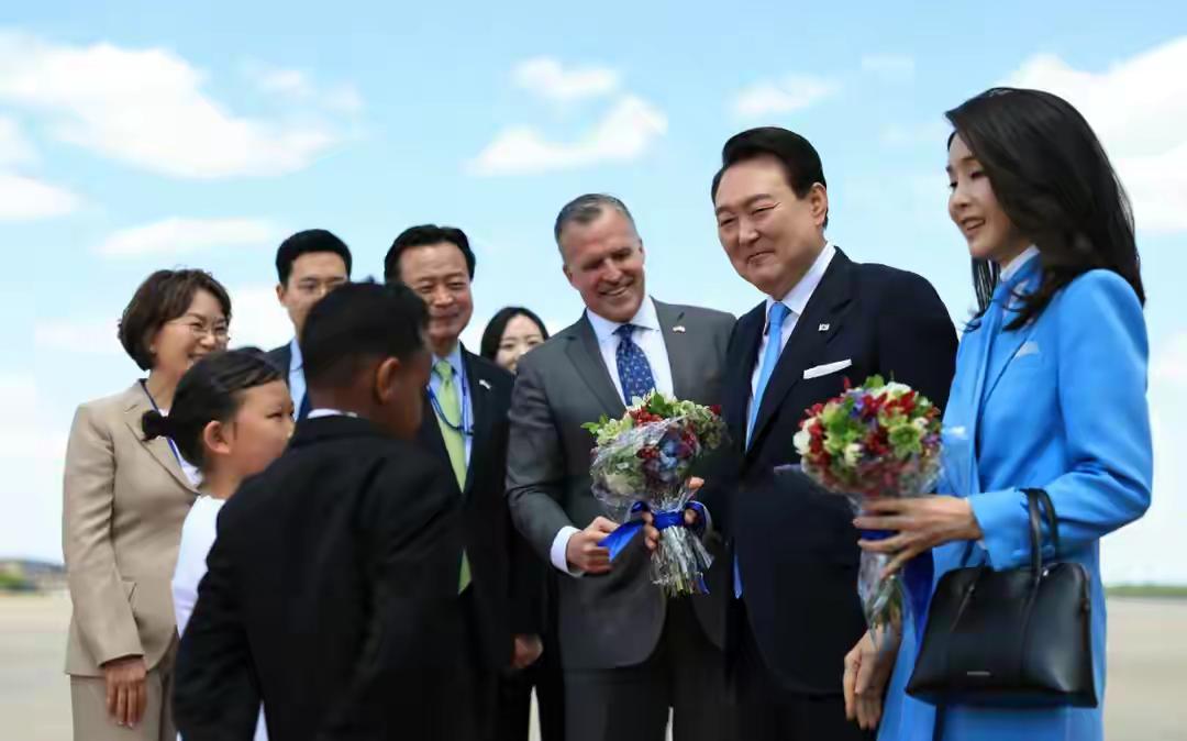 韩国第一夫人访美上演时装秀,韩国第一夫人出访美国