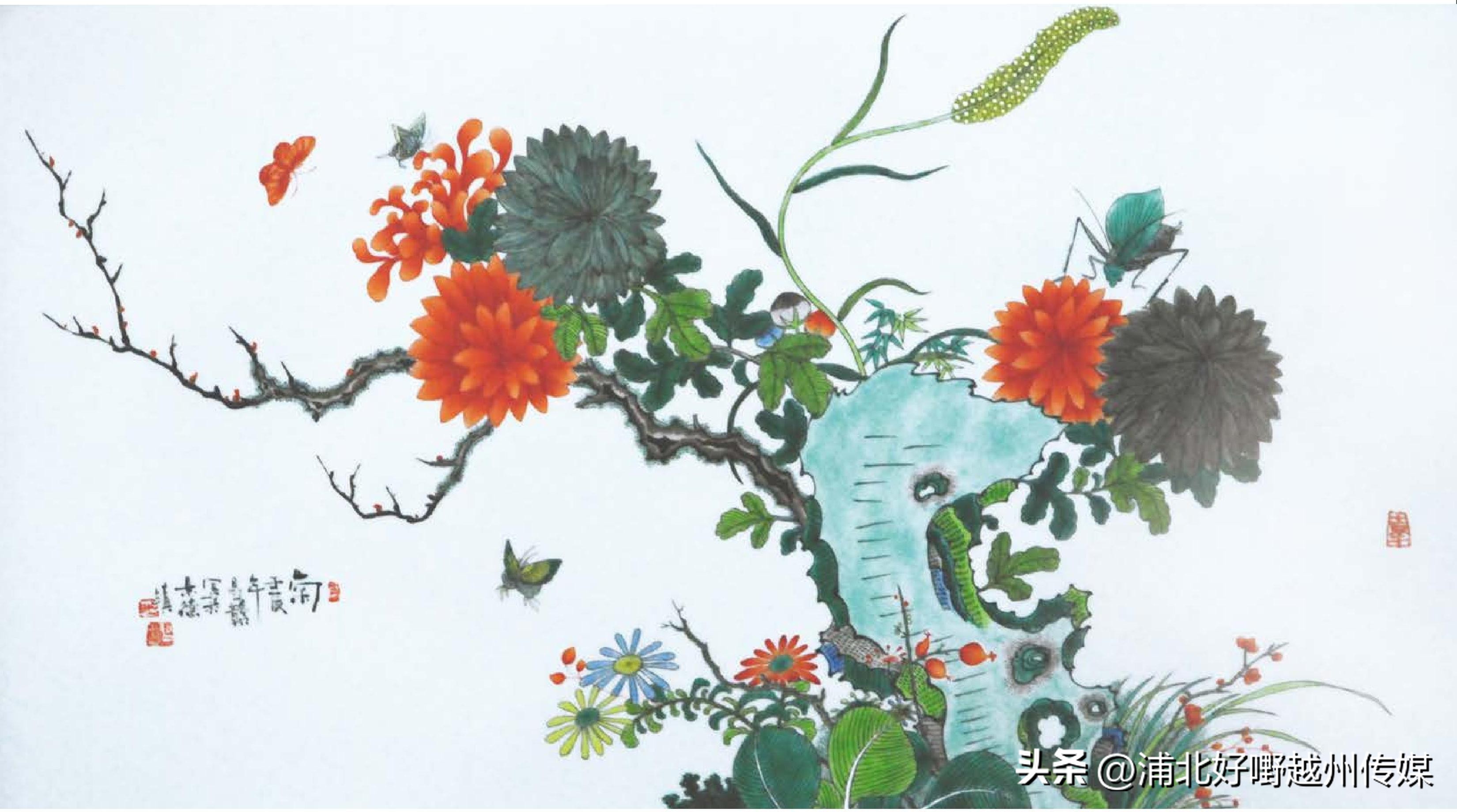 传统手艺釉上粉彩瓷板画,粉彩瓷绘画工艺