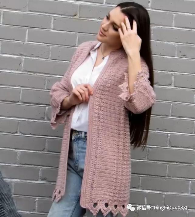 创意洋气针织开衫,针织外搭开衫中长款高档