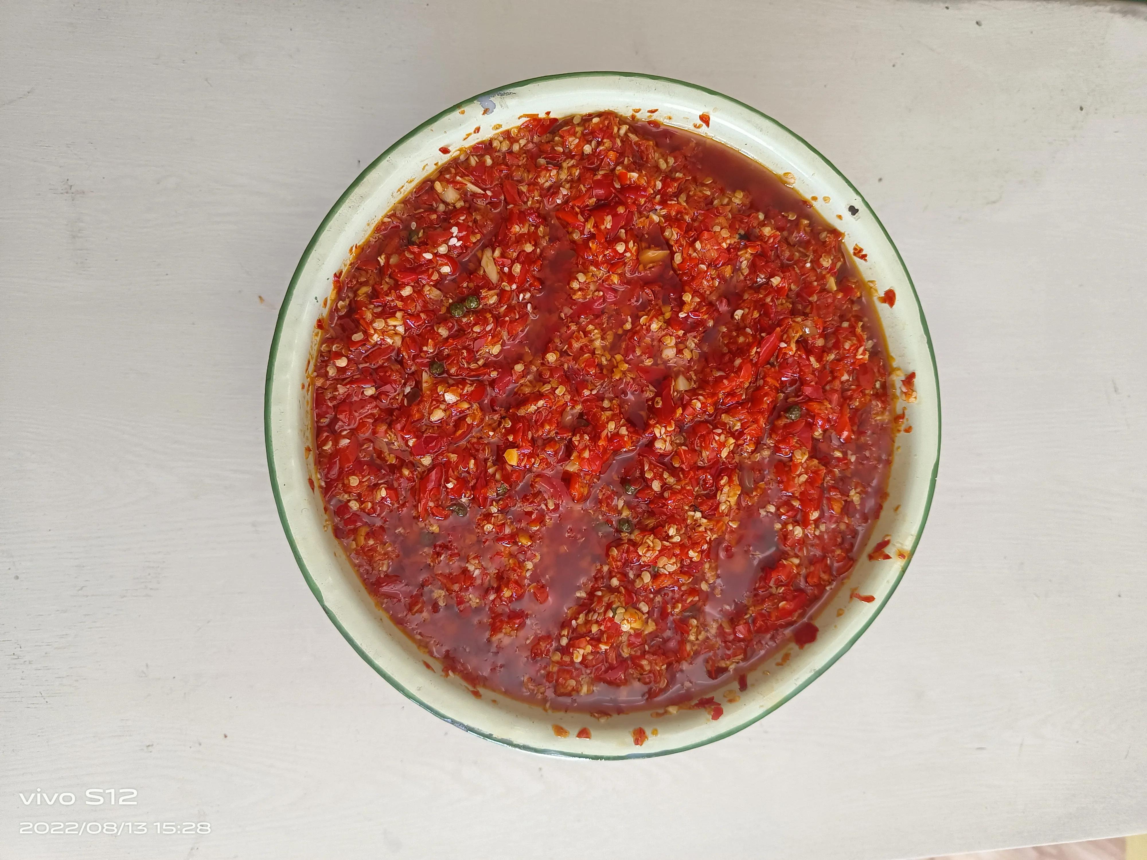 儿时记忆蓝瓶辣椒酱,儿时味道鱼块辣椒酱