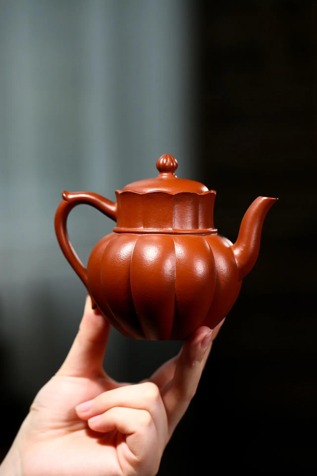 僧帽紫砂壶型,莲花僧帽紫砂壶