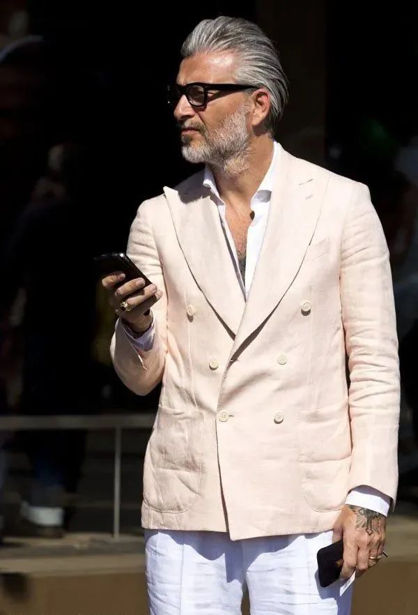 男士夏天亚麻,为什么有钱人都喜欢穿棉麻