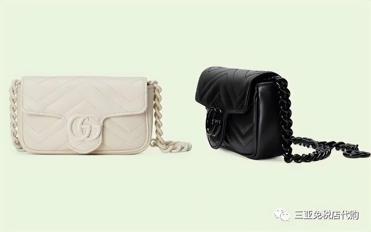 古驰包包marmont中号斜背,古驰包包款式黑链
