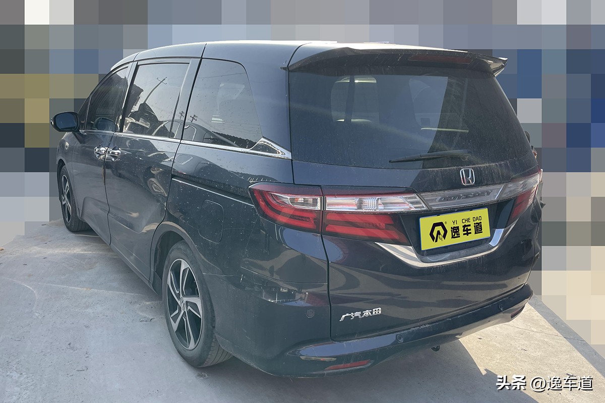 60万公里报废二手车本田奥德赛,14奥德赛二手事故车