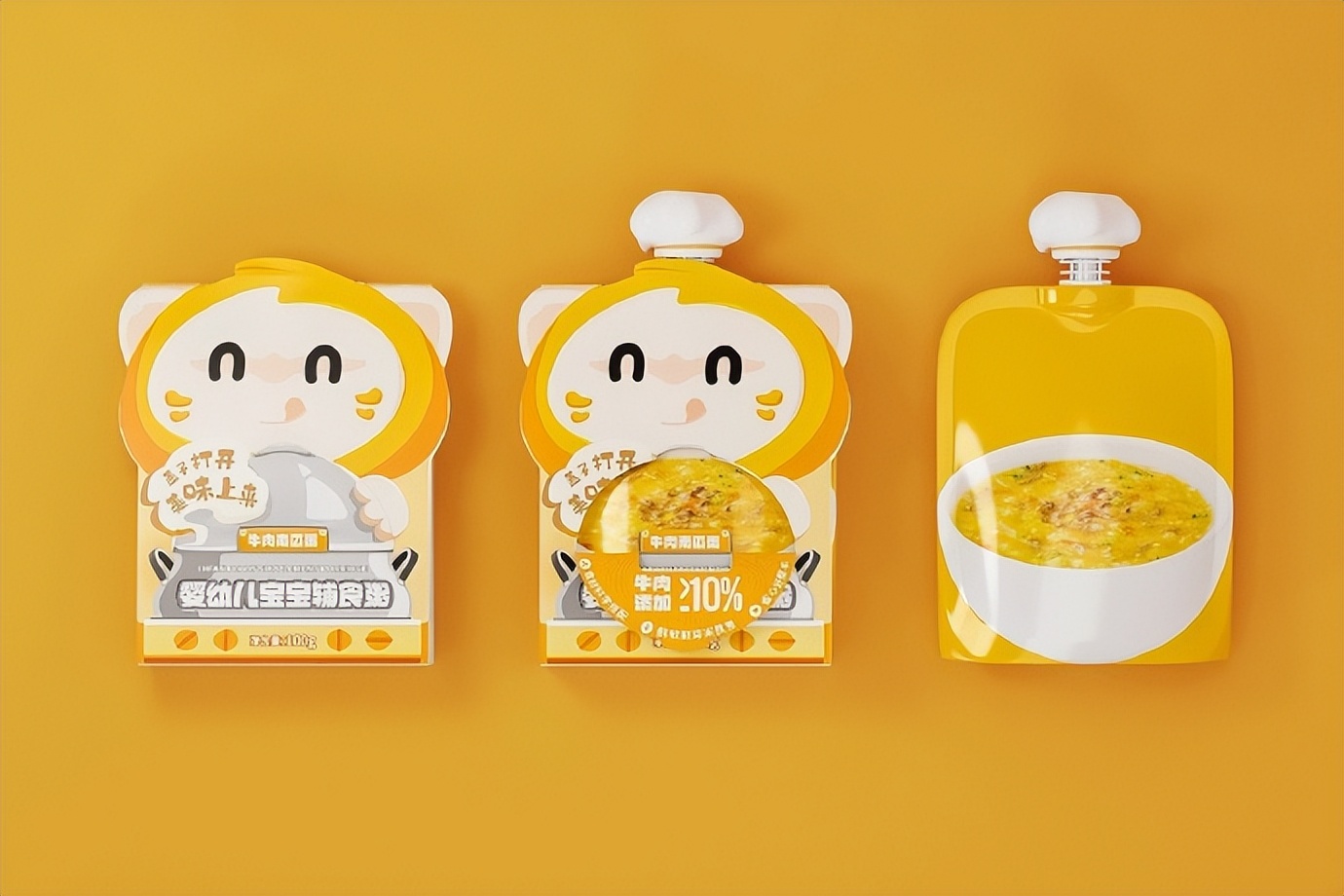 国外ip食品包装设计,食品ip形象