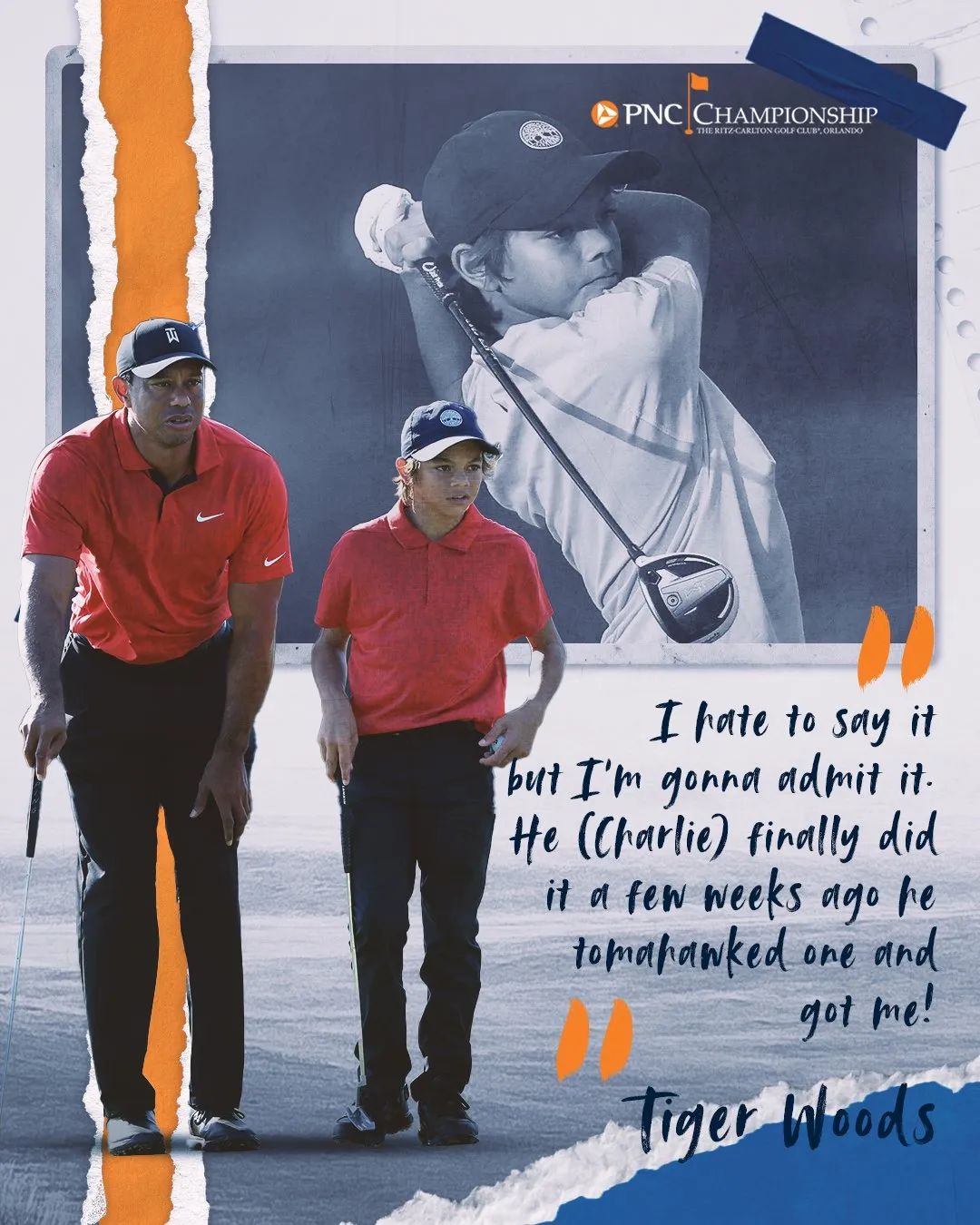 高球合家欢,两只老虎剑指冠军!达利父子争卫冕,斯皮思父子首秀!