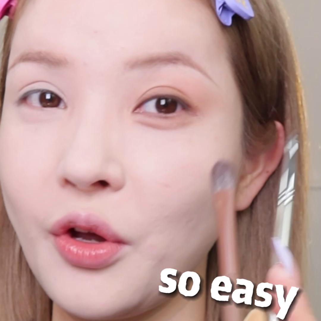 一条视频告诉你如何化妆,有效化妆vs无效化妆不开美颜