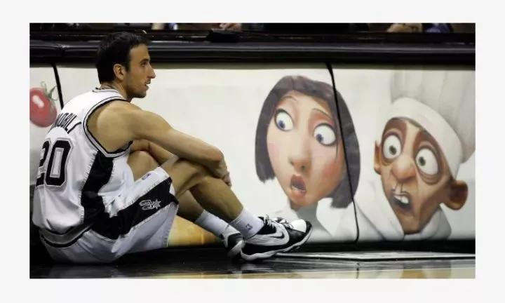 马刺50号球员,马刺吉诺比利职业生涯场均