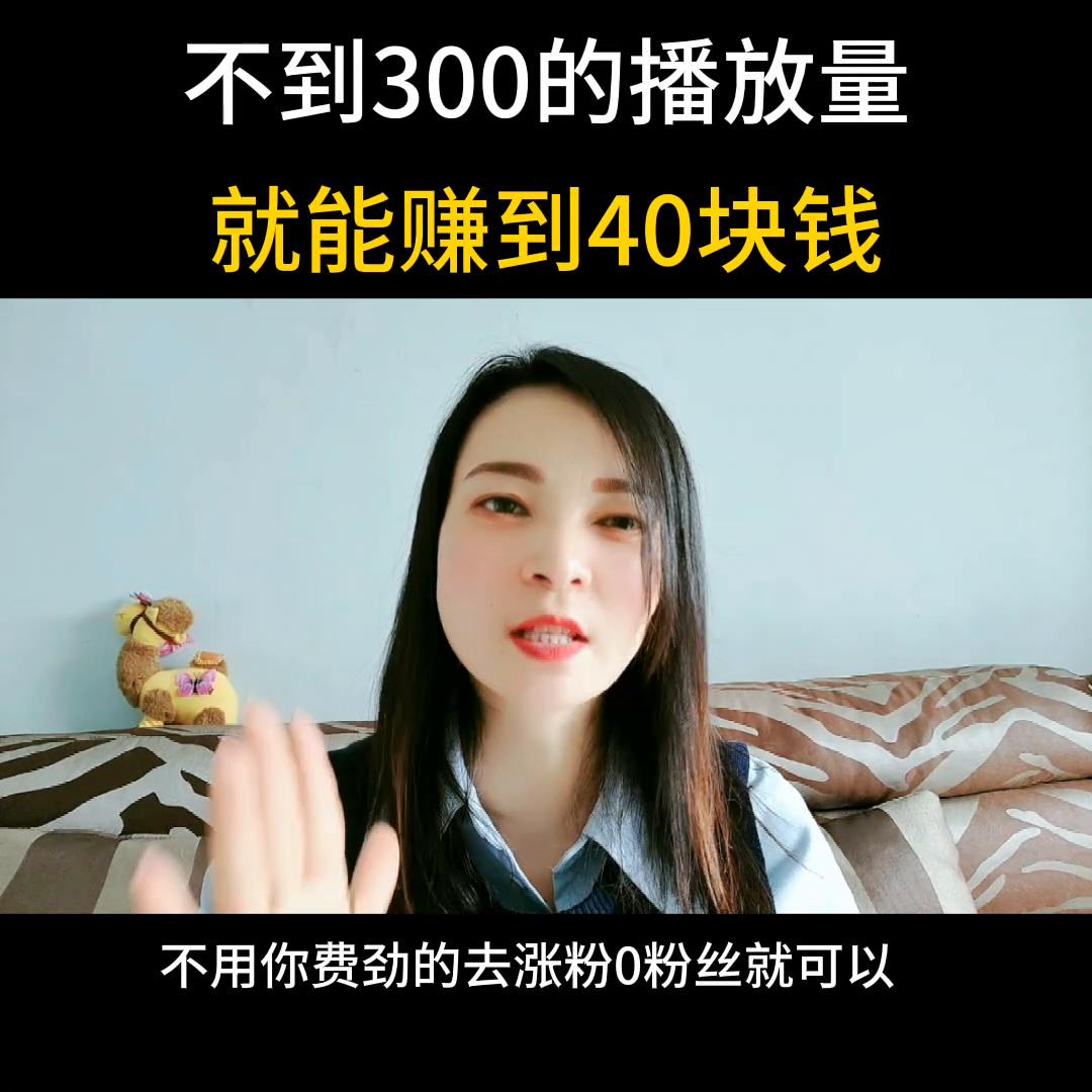 几百的*放播**量也能赚个买菜钱@DOU+小助手