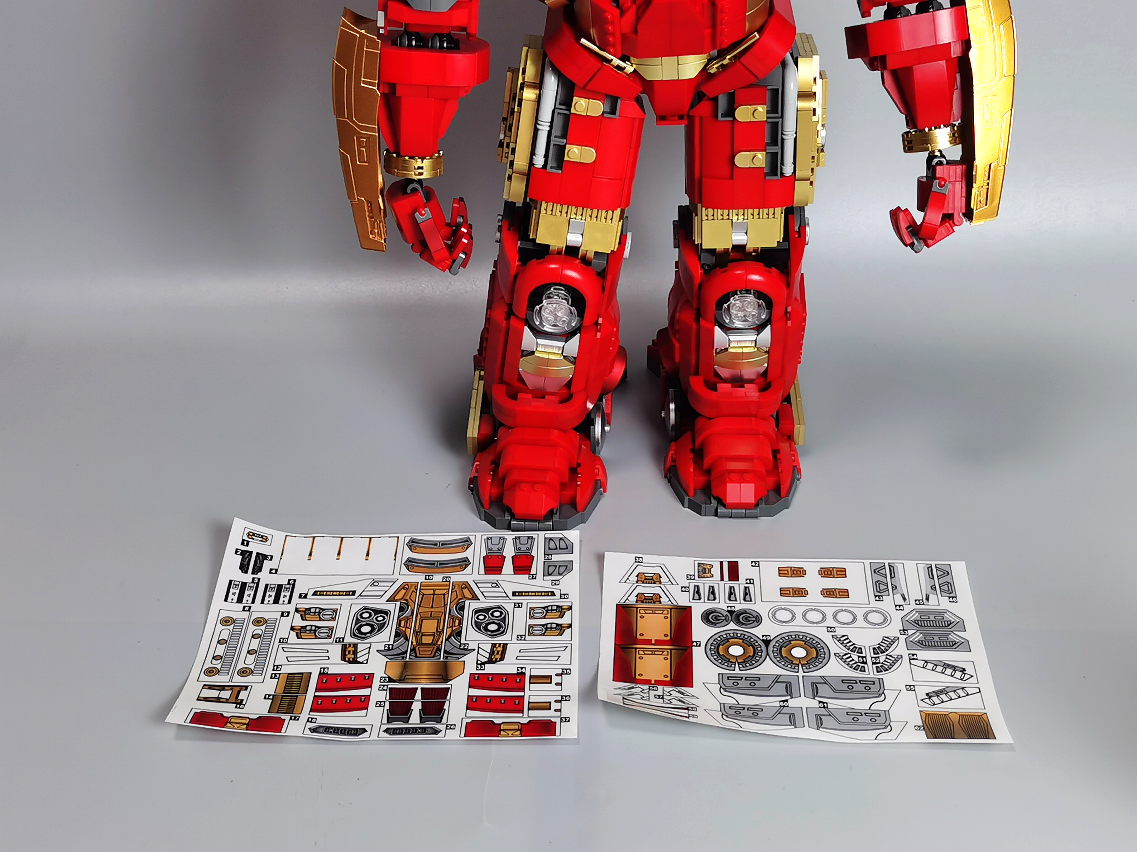 k盒子mk44反浩克装甲,k盒新品反浩克装甲拼搭