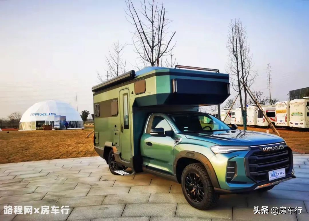 道奇公羊皮卡越野房车2022新款,2022款长城全尺寸大皮卡房车视频