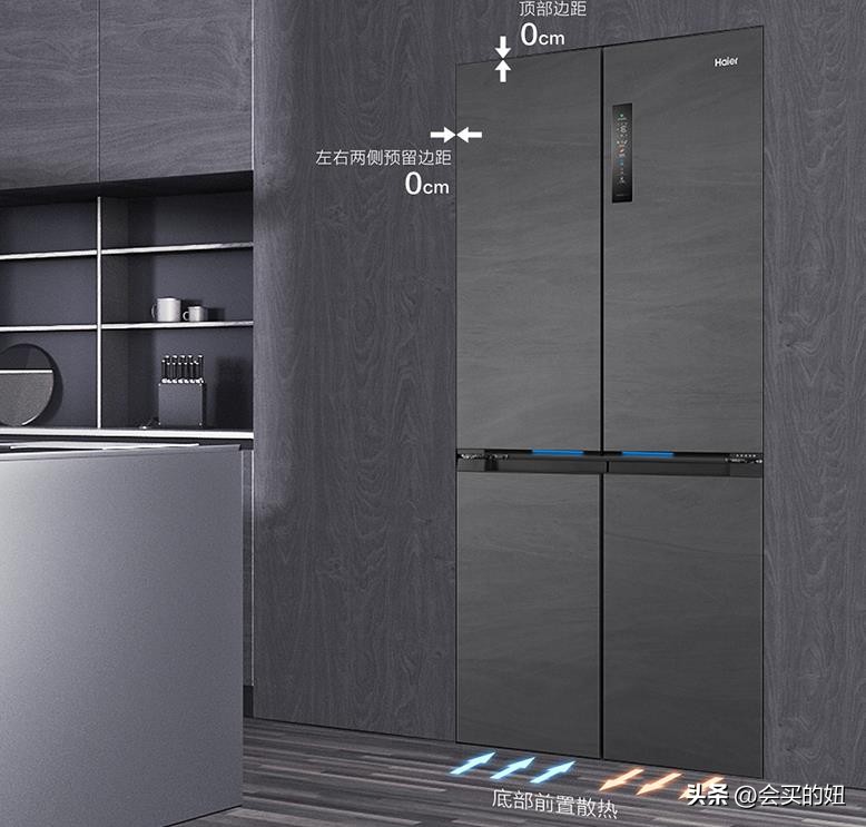零缝隙嵌入式冰箱厚度,全嵌入式冰箱尺寸一览表图解