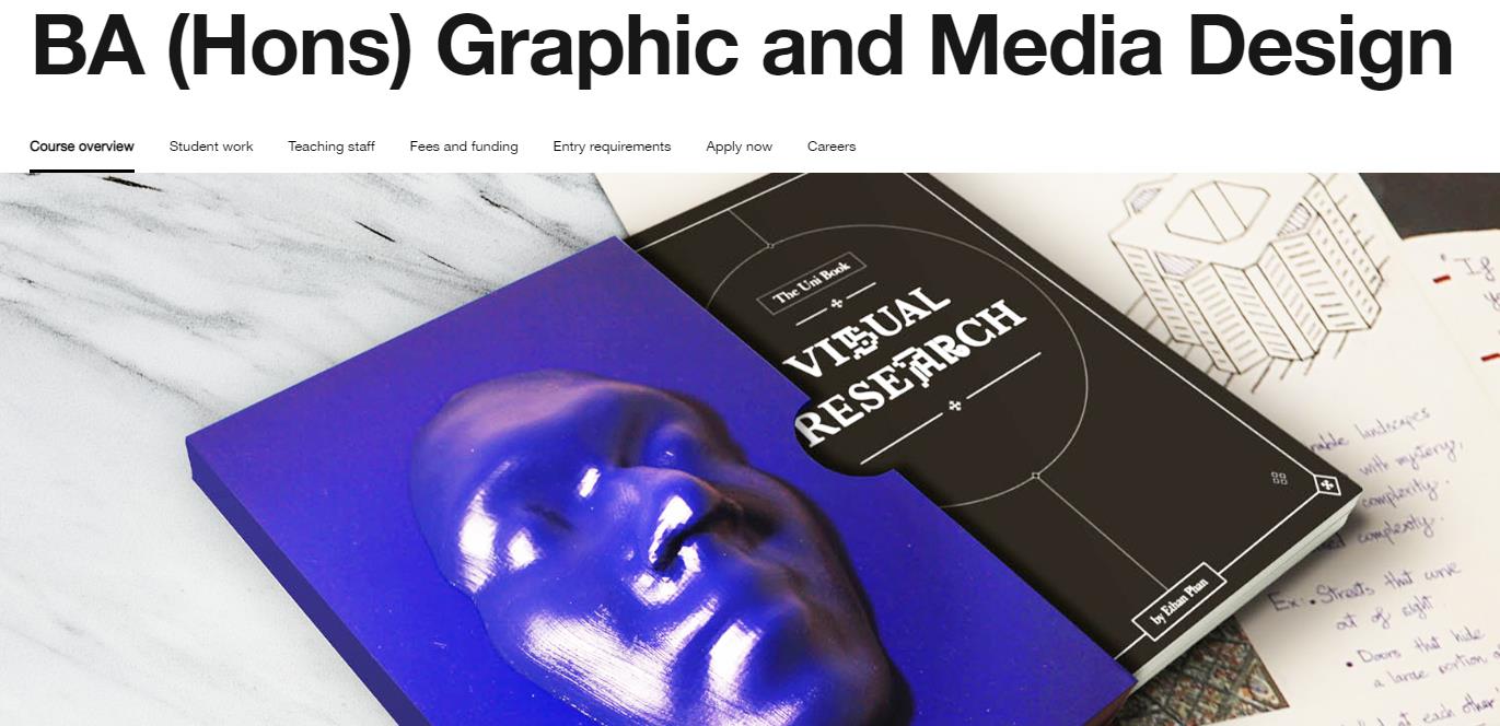伦敦艺术大学平面设计在哪个学院,伦敦艺术平面设计专业