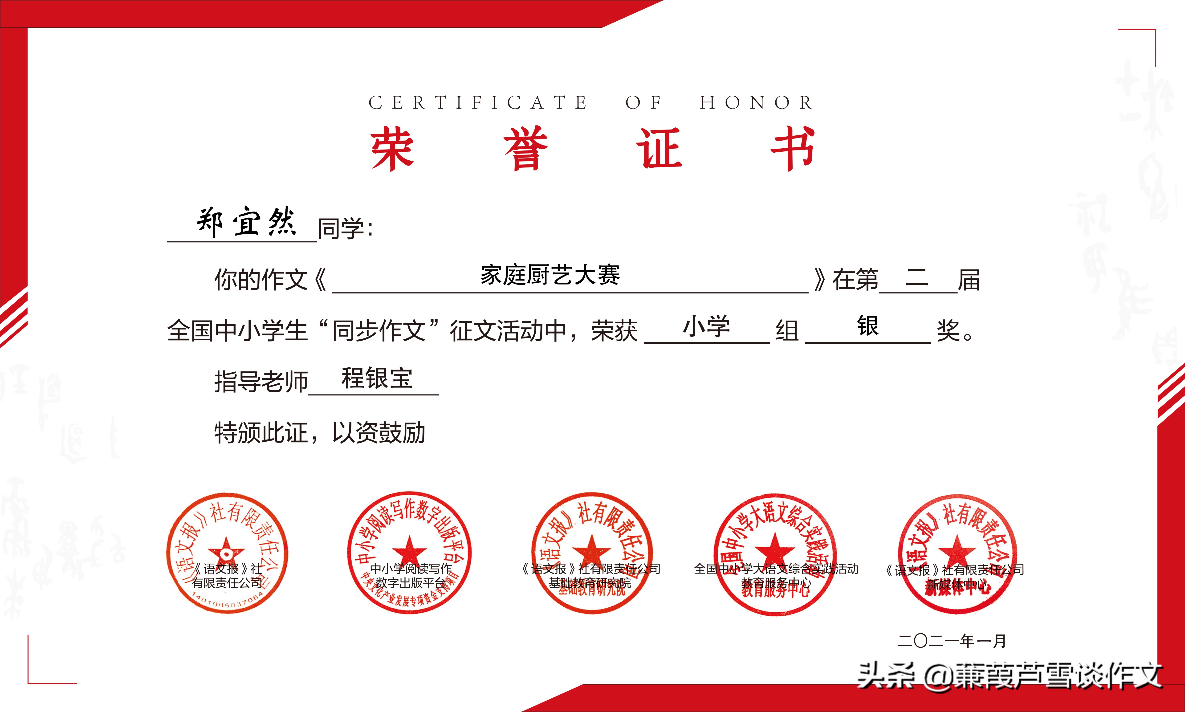 阿宝老师作文,获奖的小学作文300字