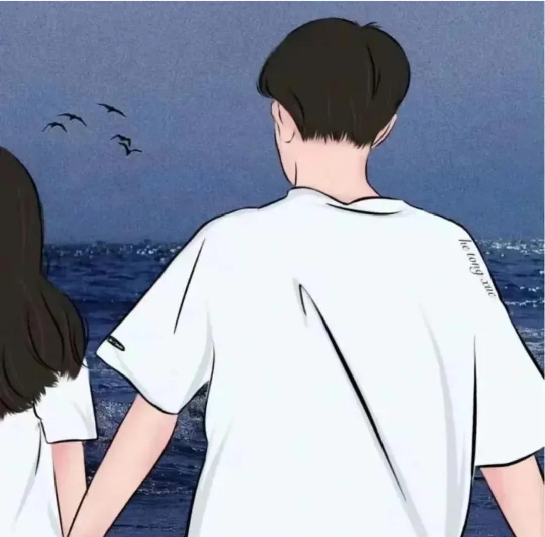 情侣头像阳光清爽微笑,情侣头像ins高级质感