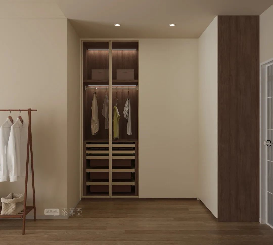 法式原木奶油风书房,奶油原木风格治愈系100平