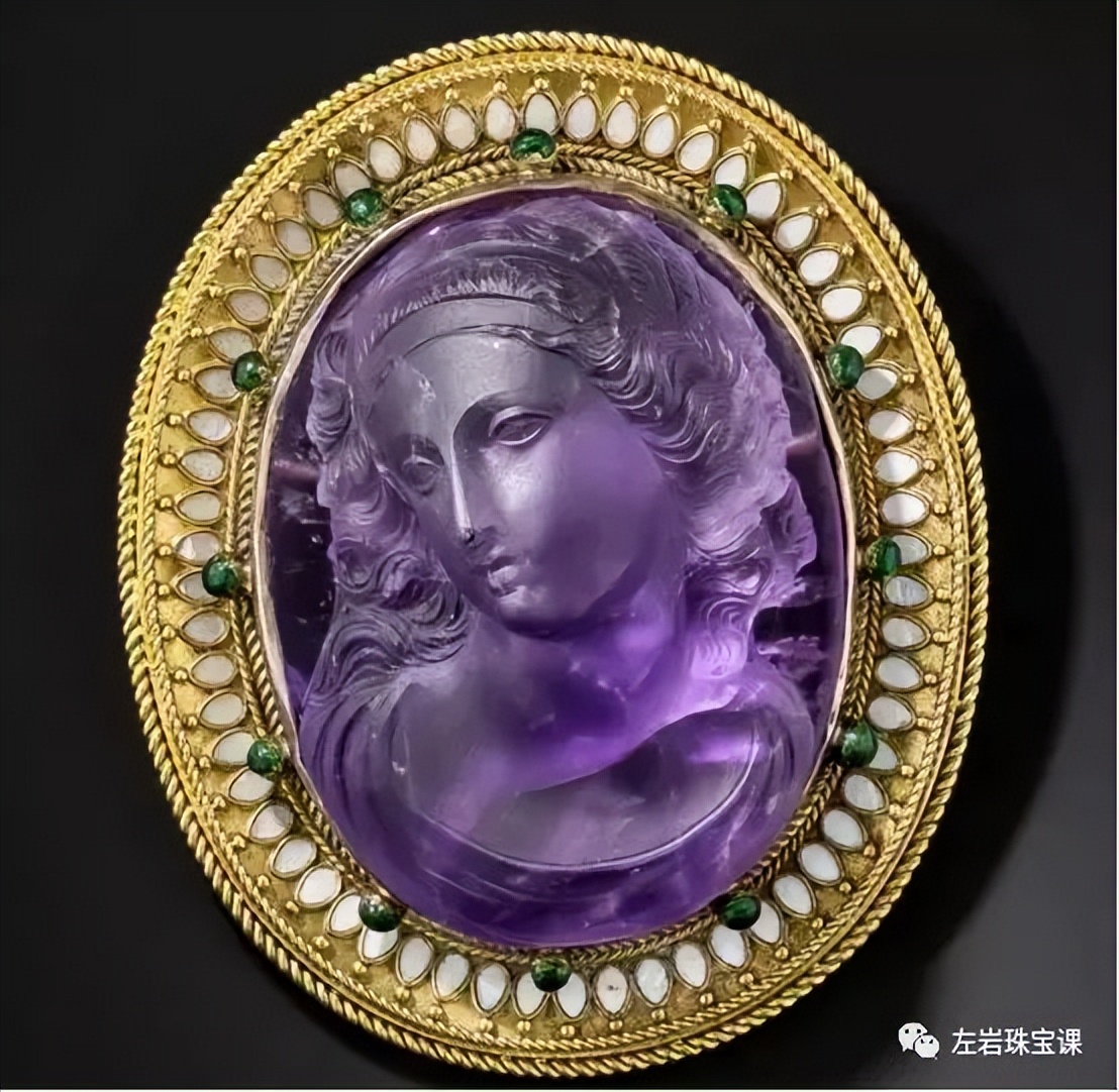 紫水晶左岩,紫气东来的紫水晶