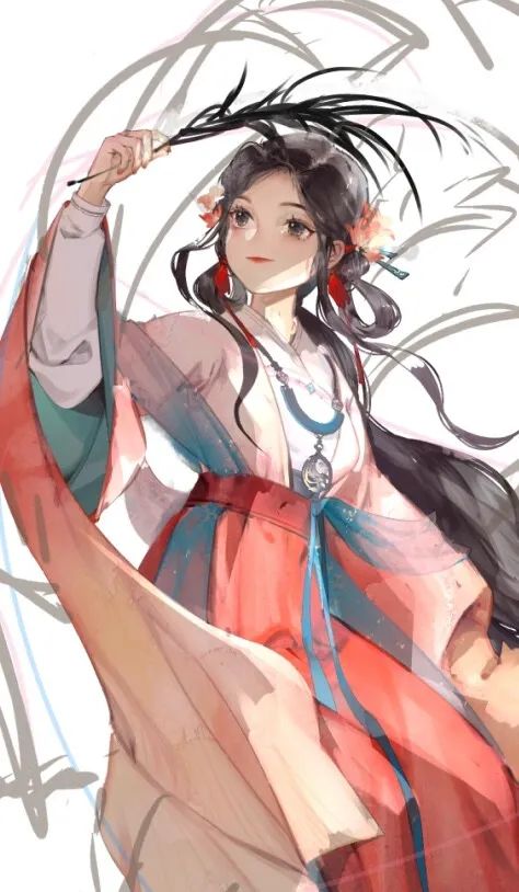 古风动漫女壁纸霸气绝美,古风手机壁纸高清全面屏