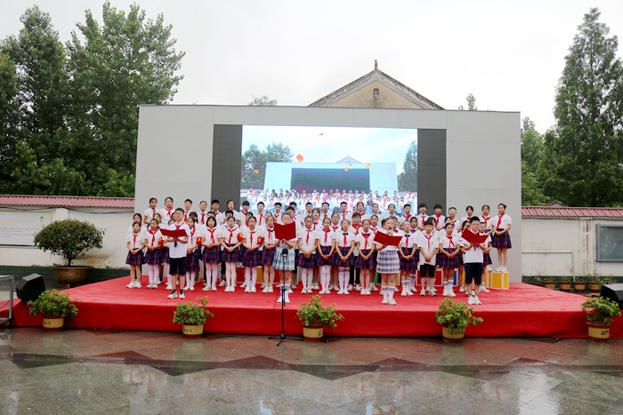 河口镇中心小学的图片,张店镇第一小学放飞梦想快乐成长