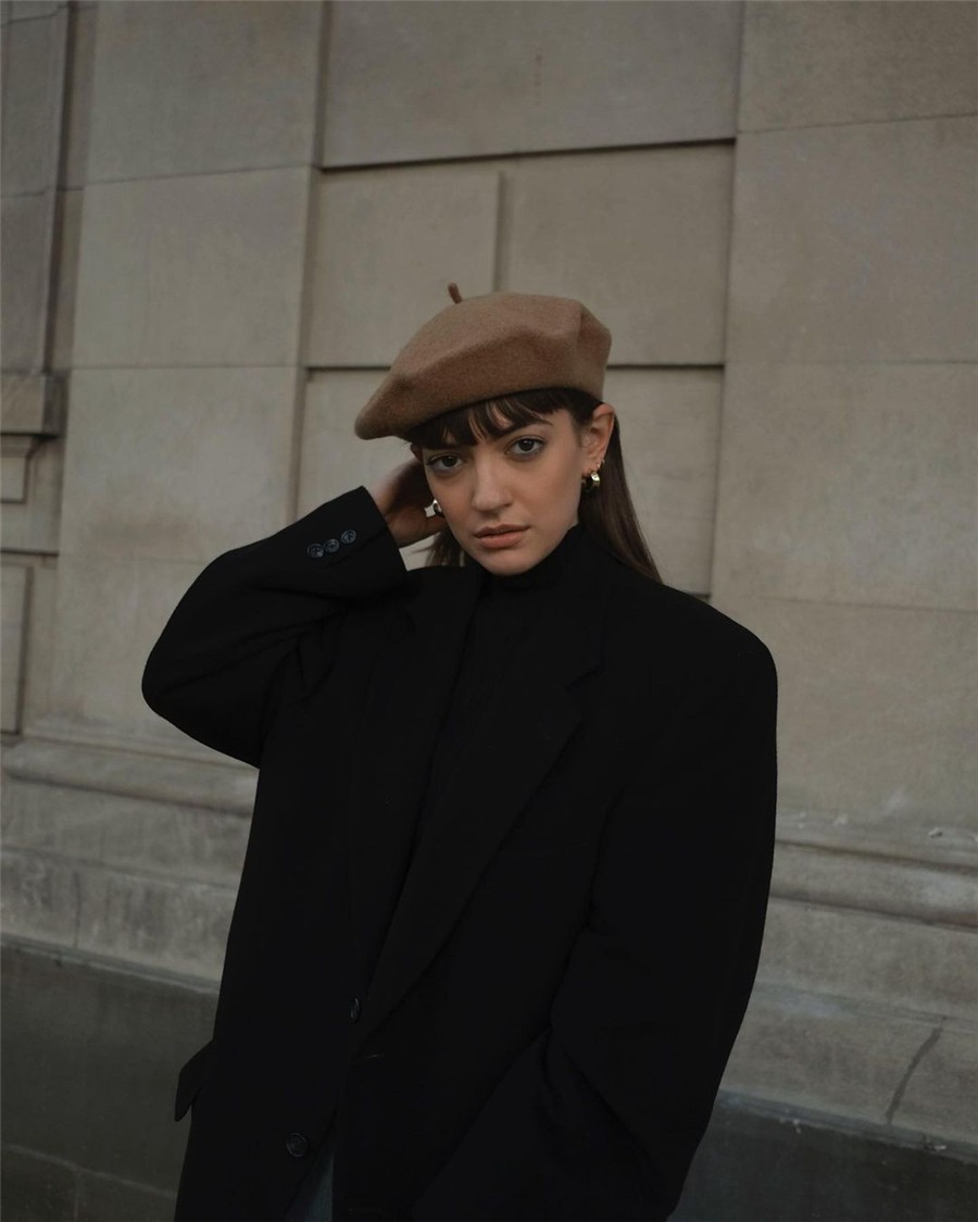 冬季显脸小的帽子推荐挡脑门儿,又好看又显脸小的暖和帽子