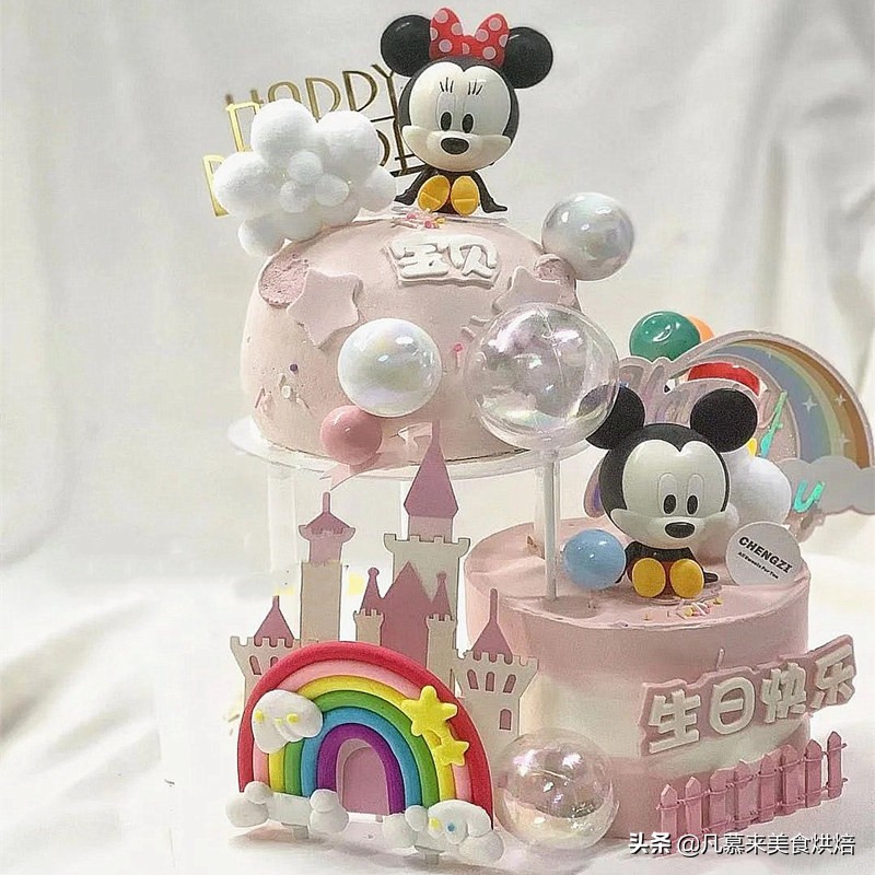 六一儿童节透明蛋糕盒子,六一儿童节蛋糕礼物