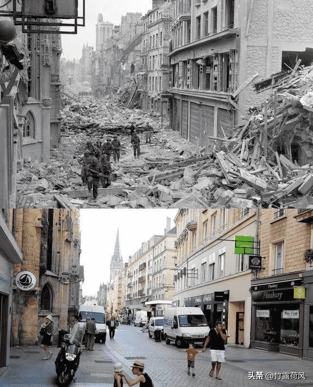 老照片:掠夺伊拉克黄金的美军,与德军合影的波兰*妓军**