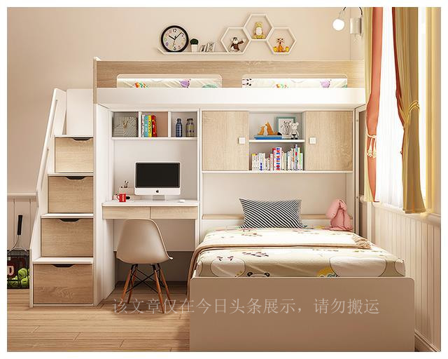 儿童房的上下床实用还是不实用呢,上下铺床到底适合儿童房吗