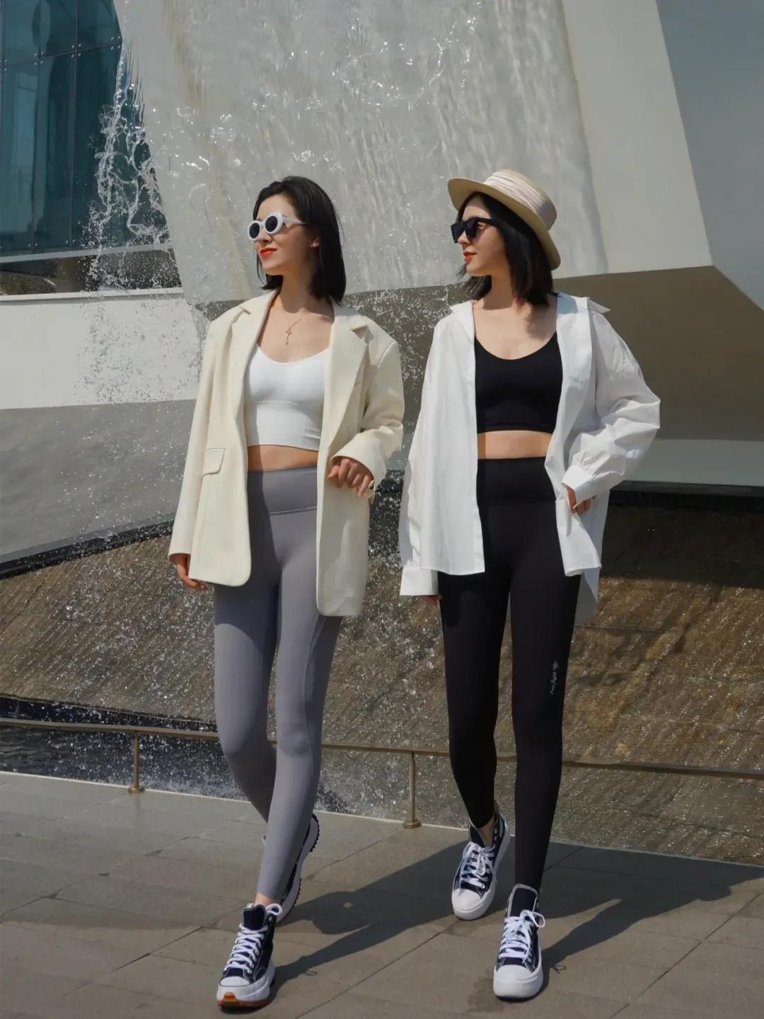 不显腿型瑜伽裤,瑜伽裤大方好看又有气质感