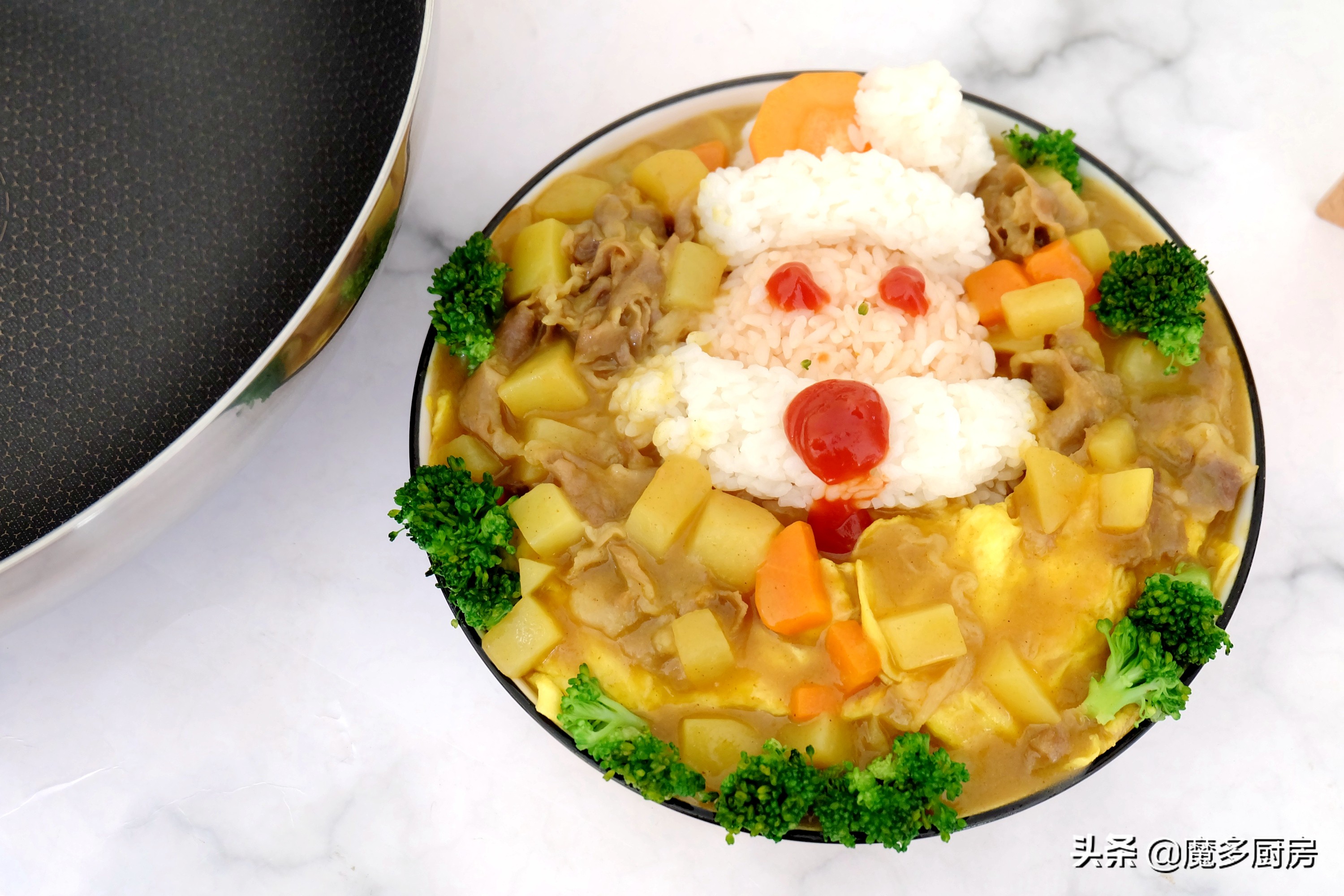 辅食咖喱蛋包饭,咖喱蛋包饭做法宝宝