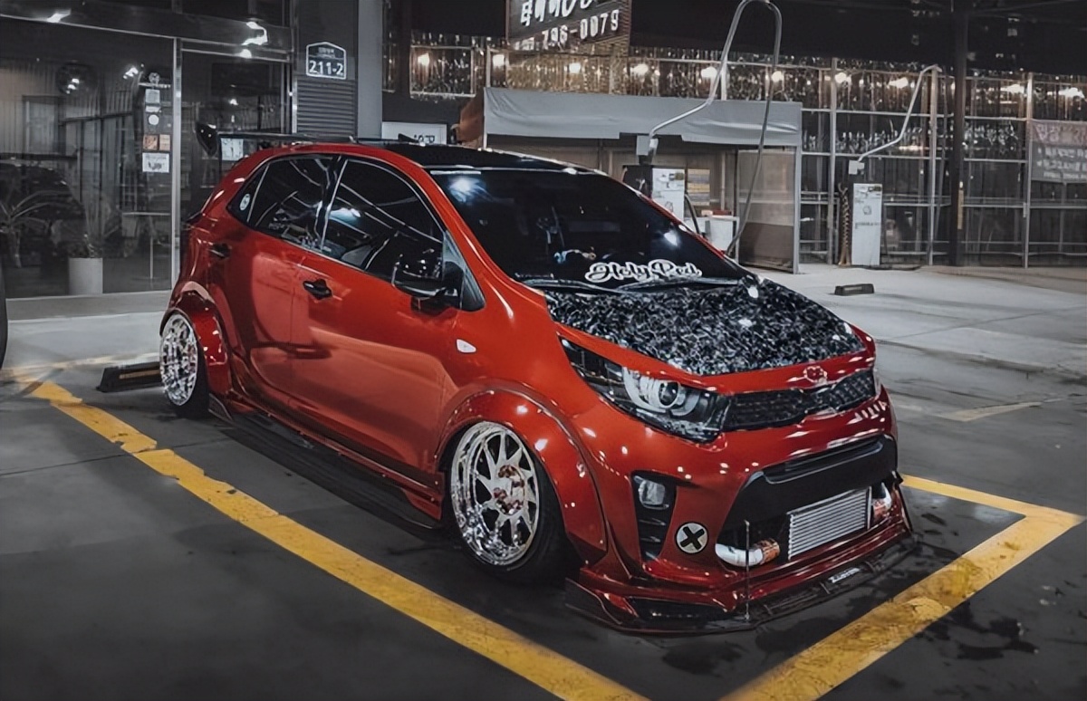 起亚凯酷改装绞牙避震,起亚picanto宽体