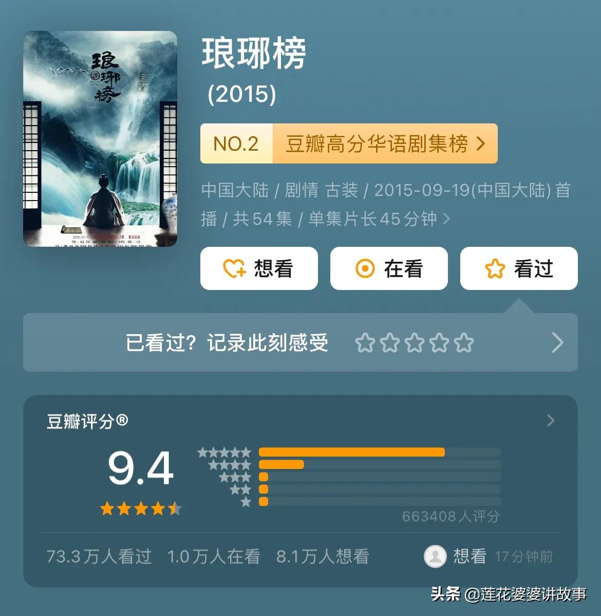 推荐20部百看不厌大剧,推荐三十部经典电视剧