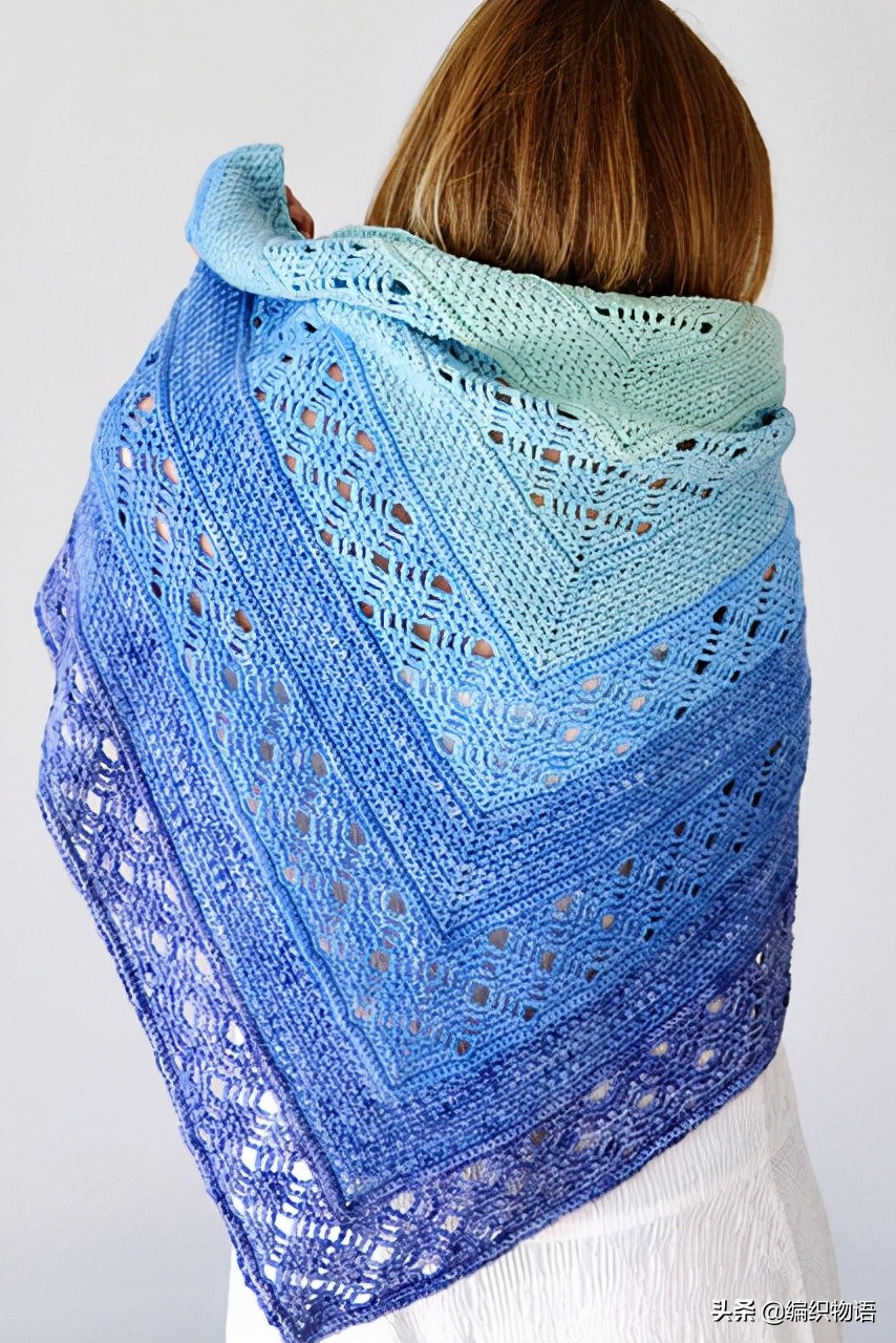 特漂亮又大方的一款披肩怎样钩的,踏青钩针披肩教程
