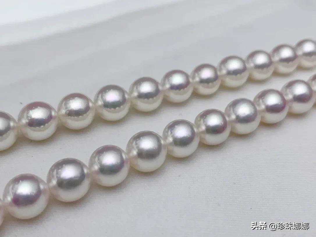 顶级akoya金裸珠,8-8.5的akoya珍珠有多大