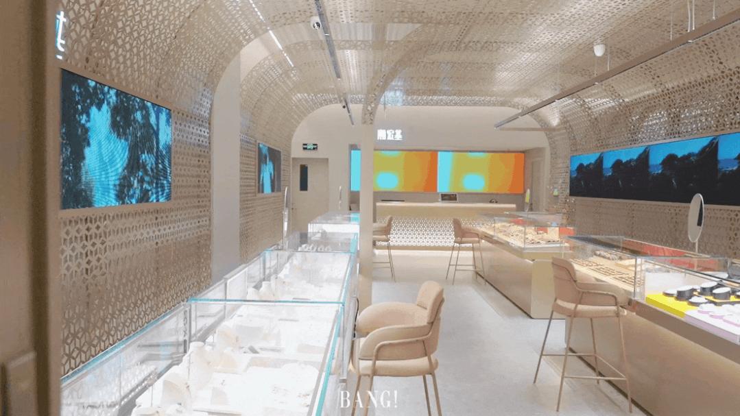 潮宏基襄阳首家非遗花丝概念店,潮宏基花丝工艺探店视频