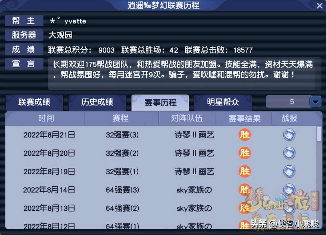 第五届帮派联赛,24年帮派联赛16进8第一天结果