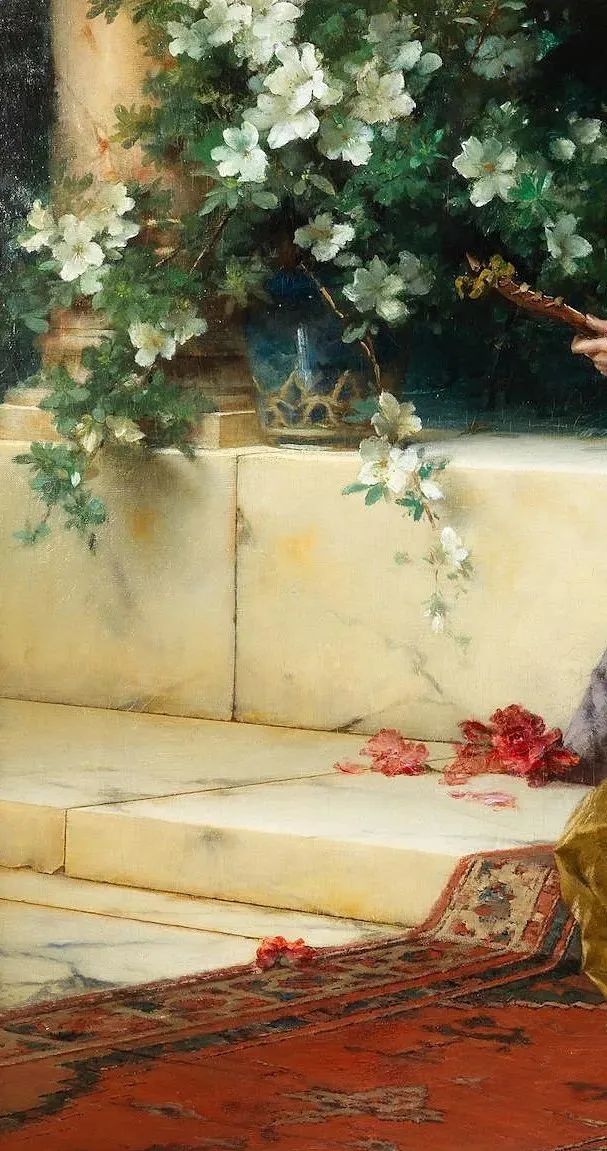 德国绘画风格独特的美女,欧洲艺术绘画女神