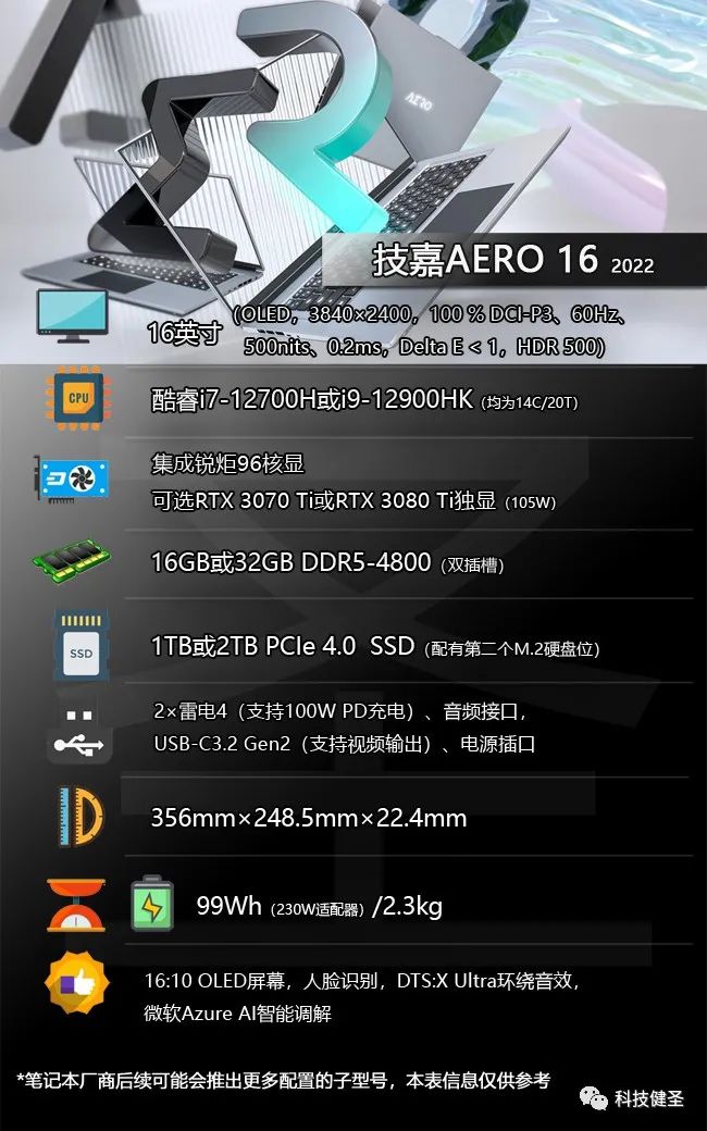 技嘉新发布16寸aero16,技嘉aero16测评
