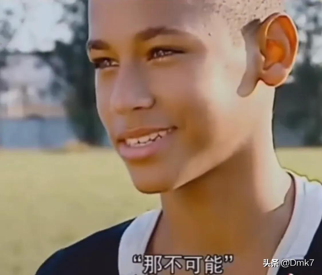 内马尔在贫民窟被找到的影像,内马尔一路走来