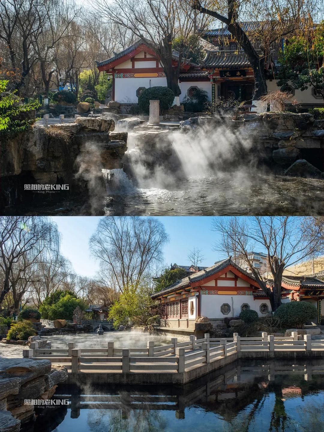 冬日的趵突泉温婉如初,冬日趵突泉