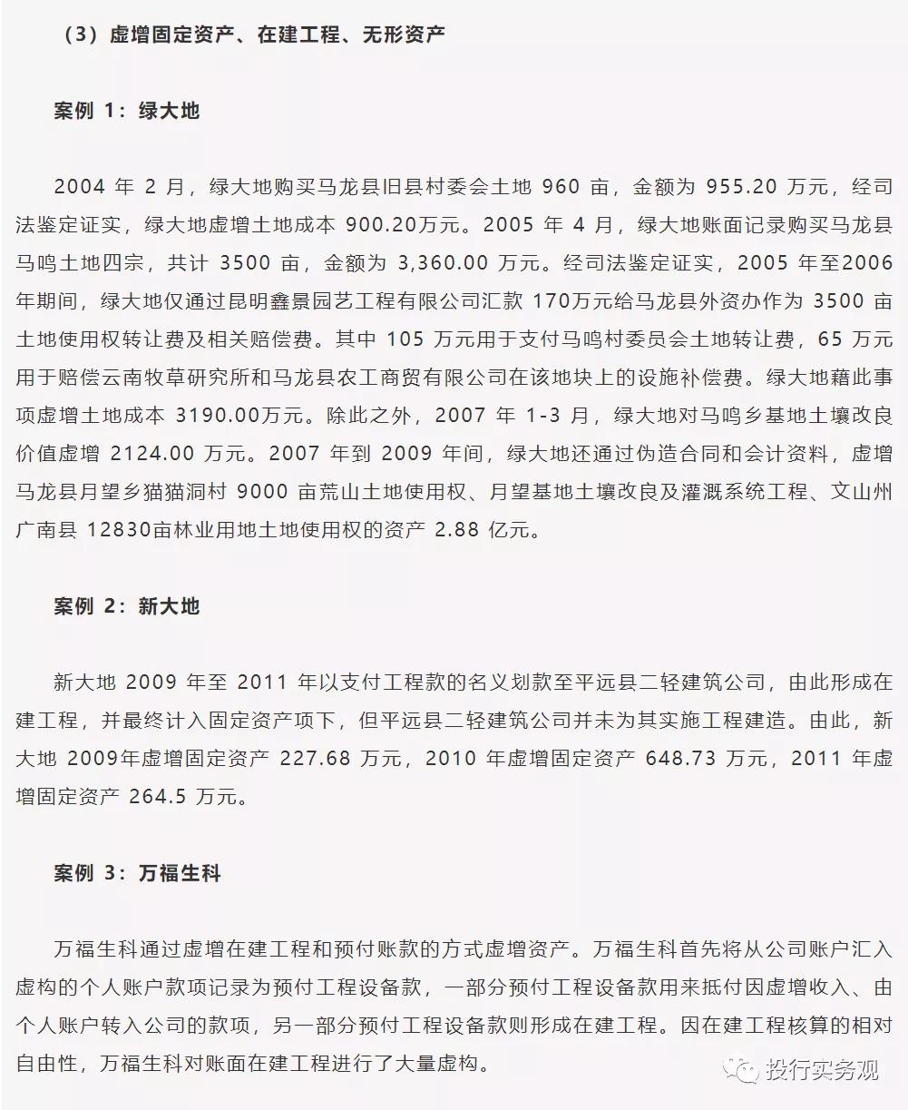 ipo企业五类财务造假,ipo财务造假对财务人员如何处罚