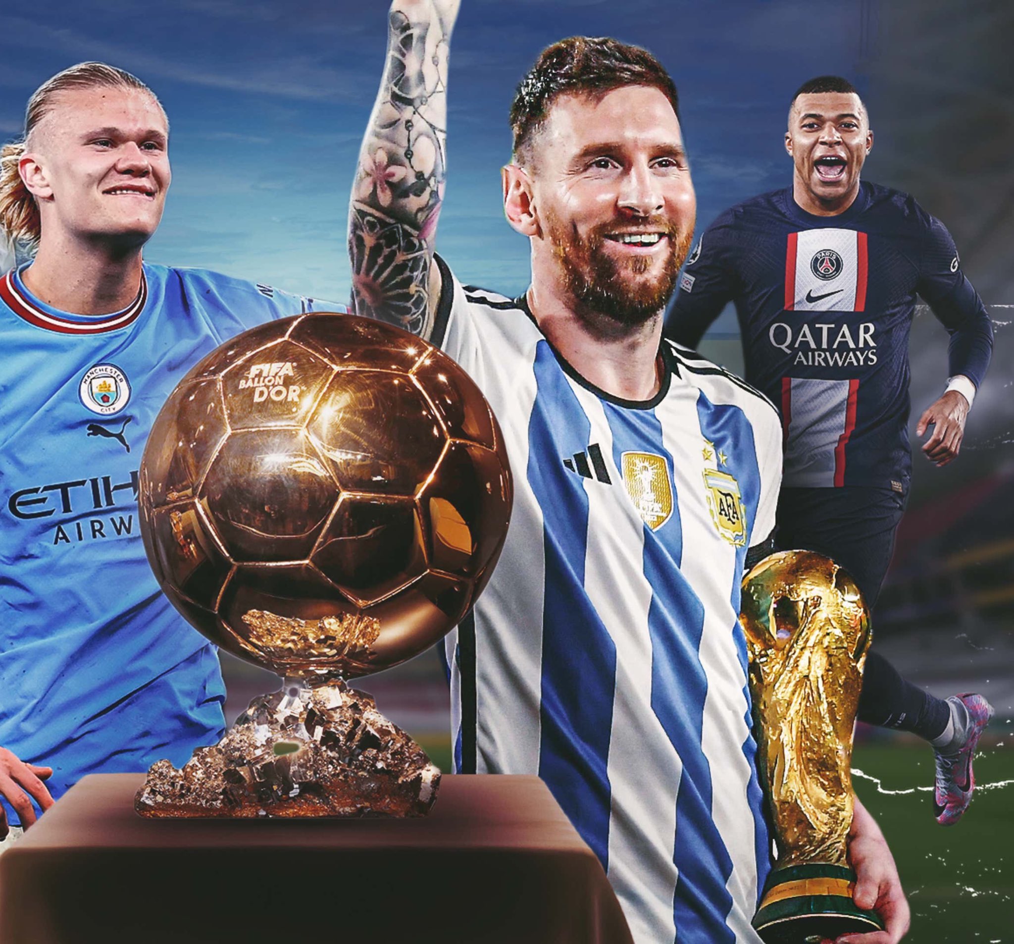 今年哈兰德和姆巴佩取代梅西和C罗，正式上位新绝代双骄？