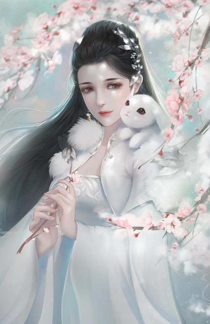 精美手绘手机壁纸古装演员,唐嫣古装高清壁纸