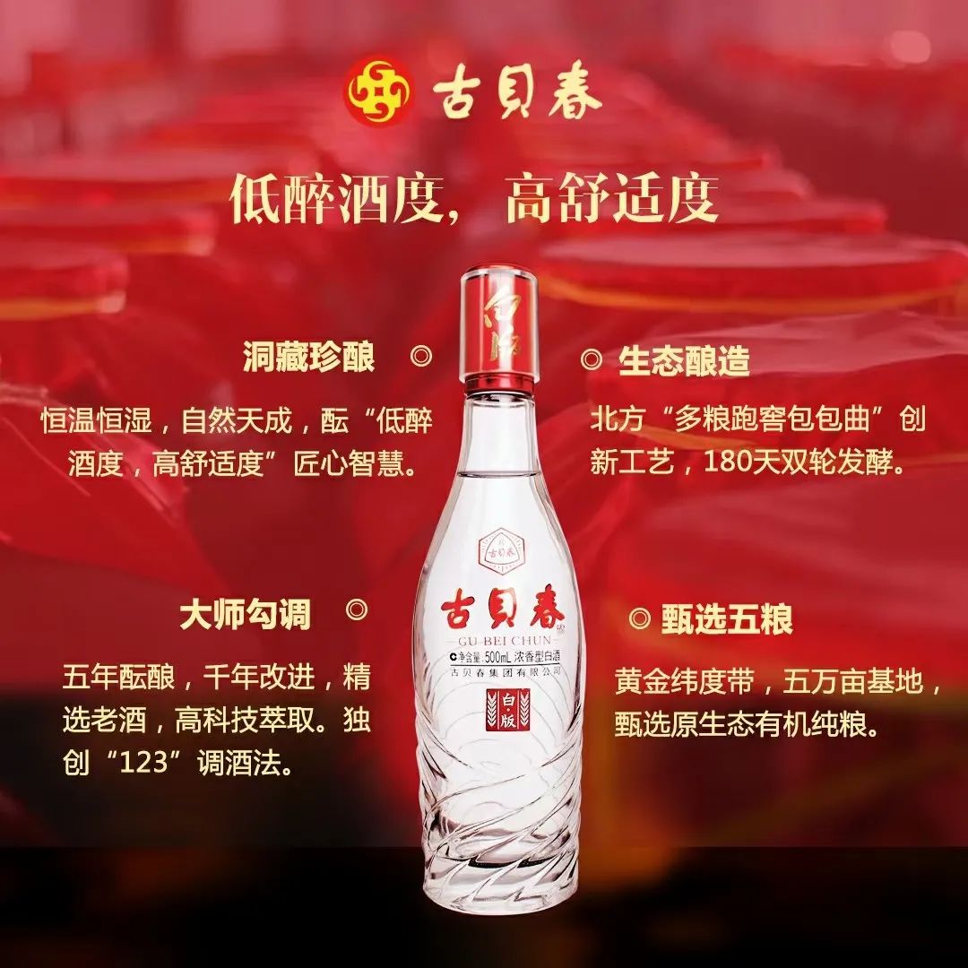 古贝春酒红瓶价格,古贝春老酒价格及图片