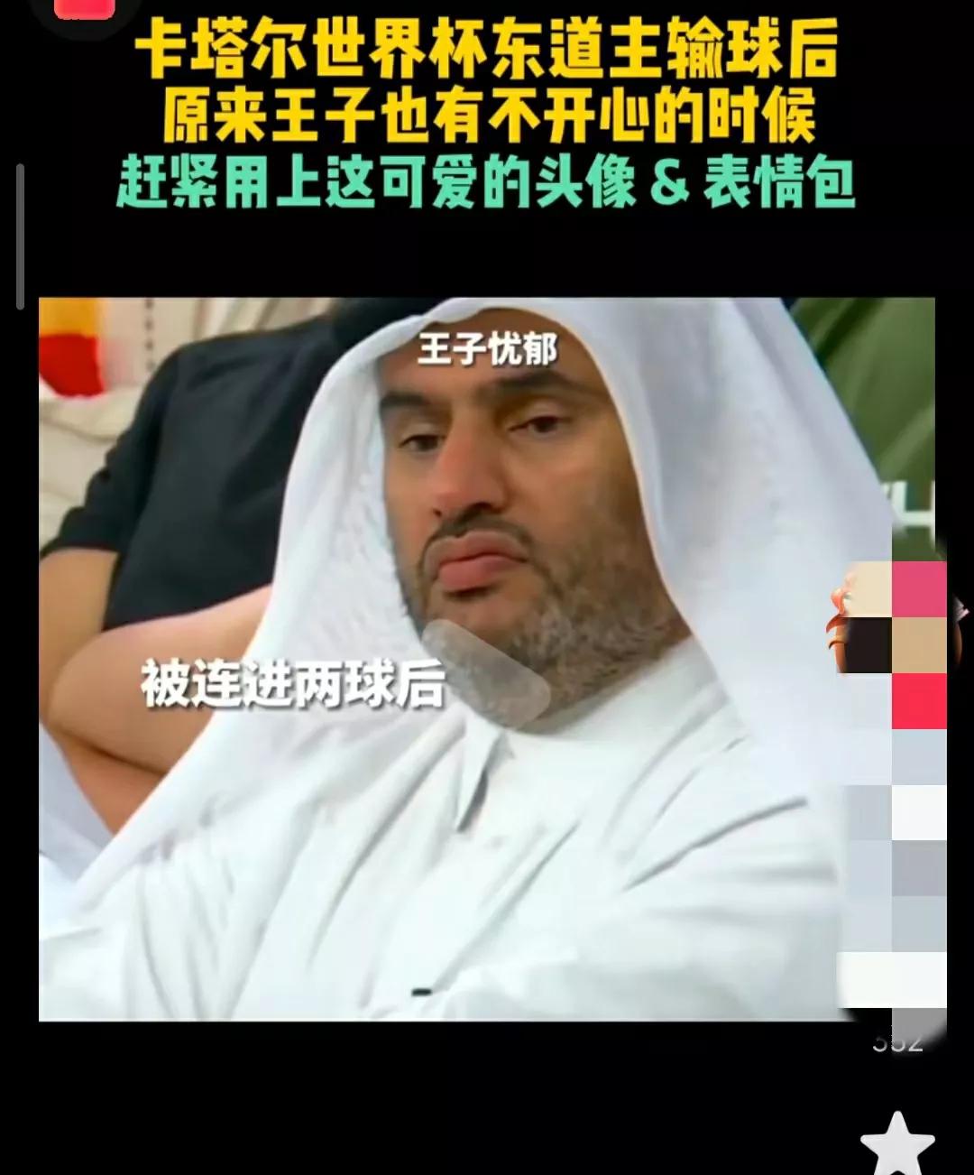 世界杯吉祥物和王子表情包,看一次世界杯