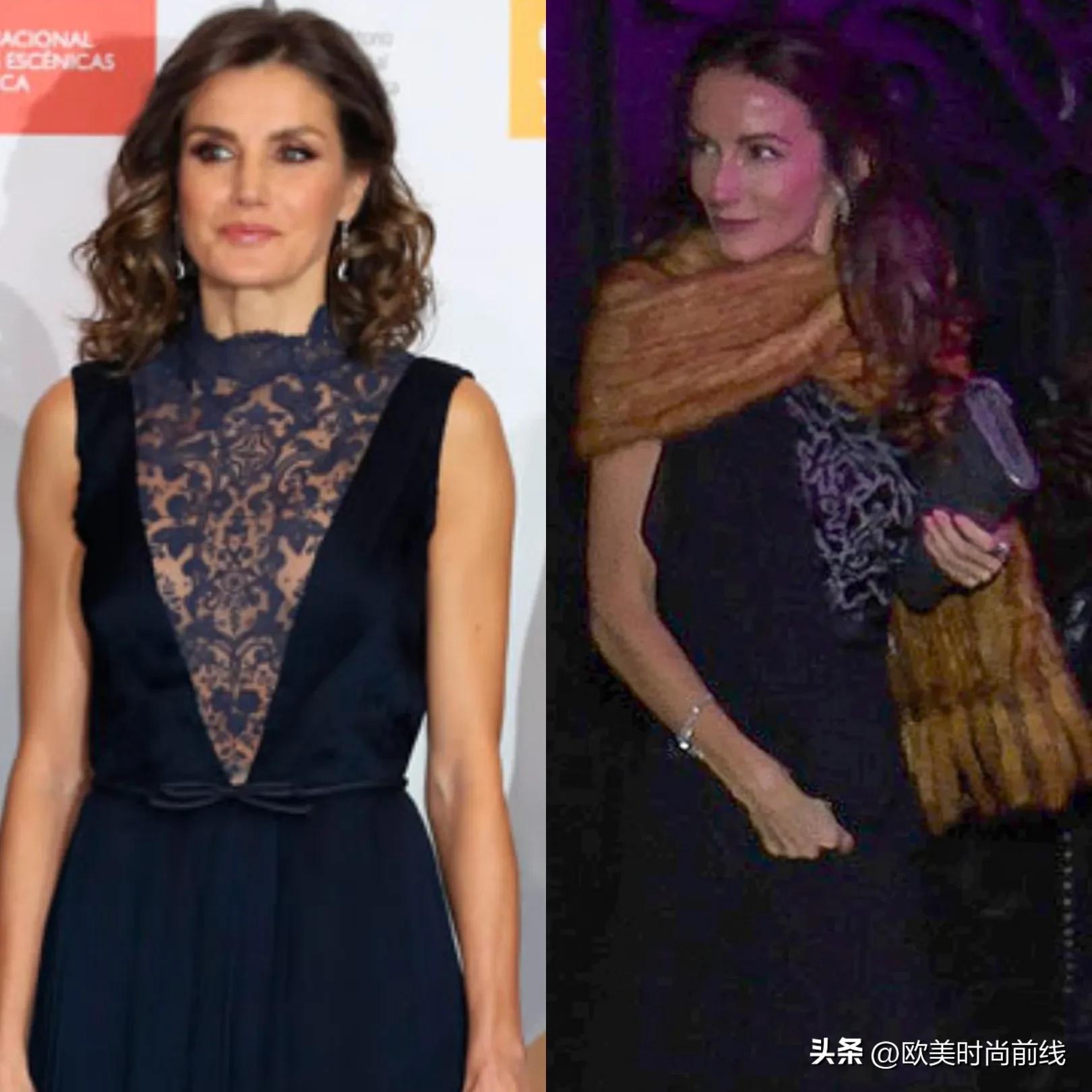 西班牙王后冬季衣服,西班牙王后旧衣重新穿